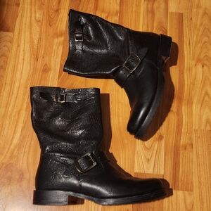 Frye Black Leather Boots